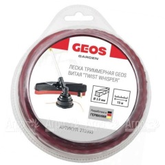 Леска триммерная витая GEOS by Al-Ko Twist Whisper 3.0 мм, 15 м в блистере во Владикавказе