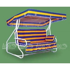 Трехместные садовые качели "ЛЮКС-М" с раскладывающейся спинкой во Владикавказе