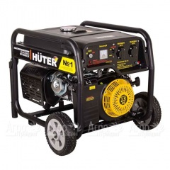 Бензиновый генератор Huter DY6500LX 5.0 кВт с колёсами и аккумулятором во Владикавказе