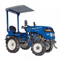 Многофункциональный минитрактор Garden Scout (Скаут) T-12DIF + фреза + двухкорпусный плуг + навес во Владикавказе