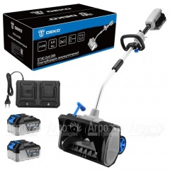 Снегоуборщик аккумуляторный DEKO ST40 2х4 Ач во Владикавказе