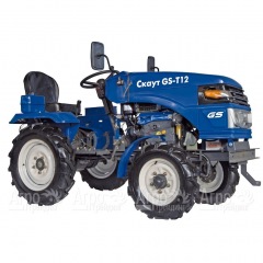 Многофункциональный минитрактор Garden Scout (Скаут) T-12DIF + фреза + двухкорпусный плуг во Владикавказе