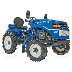 Многофункциональный минитрактор Garden Scout (Скаут) T-15DIF VT + двухкопрусный плуг + почвофреза во Владикавказе