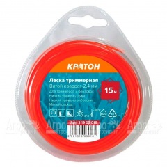 Леска триммерная Кратон Витой квадрат-2.4 мм во Владикавказе