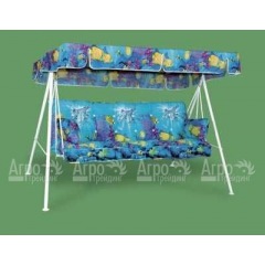 Трехместные садовые качели "СТАНДАРТ-М" с раскладывающейся спинкой во Владикавказе