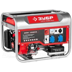 Бензогенератор Зубр ЗЭСБ-3500-ЭМ2 3.5 кВт с электростартером во Владикавказе