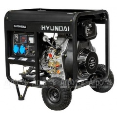Дизельгенератор Hyundai DHY 8000LE 5,5 кВт + колеса во Владикавказе