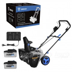 Снегоуборщик аккумуляторный DEKO ST412-6 2х6 Ач во Владикавказе