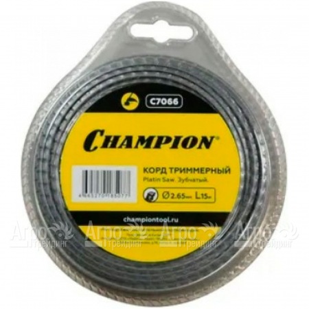 Корд триммерный Champion Platin Saw 2.65мм, 15м (зубчатый)  во Владикавказе