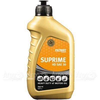 Масло Patriot Supreme HD SAE 30 946 мл для 4-х тактных двигателей во Владикавказе