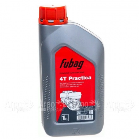 Масло моторное минеральное Fubag Practica SAE 30 1 л для 4-тактных двигателей во Владикавказе