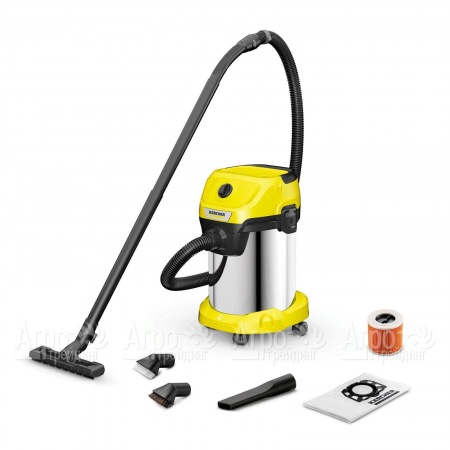 Хозяйственный пылесос Karcher WD 3 S V-19/4/20 SuctionBrushKit во Владикавказе