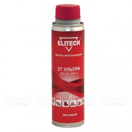 Масло синтетическое Elitech 2002.000300 API TC, M/F 4 0.2 л для 2-х тактных двигателей  во Владикавказе