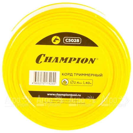 Корд триммерный Champion Star 2.4мм, 40м (звезда)  во Владикавказе