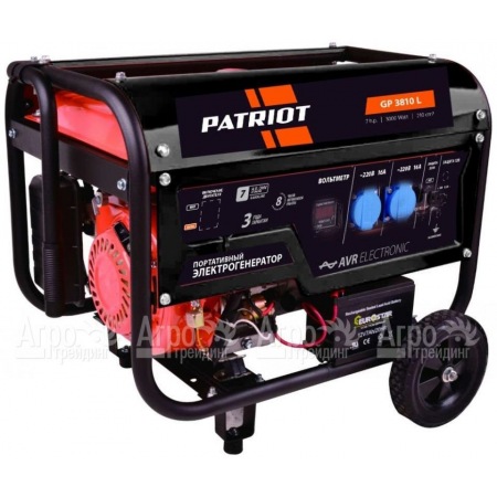 Бензогенератор Patriot GP 3810LE 2.8 кВт во Владикавказе