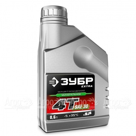 Масло минеральное Зубр Extra 4Т-SAE 30 0.6 л для 4-х тактных двигателей  во Владикавказе
