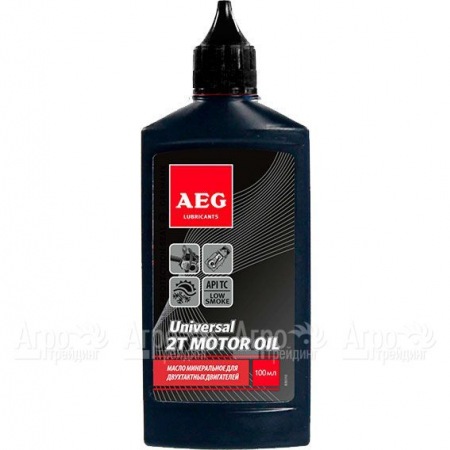 Масло AEG Semi Synthetic 2T Motor Oil API TC п/с 100 мл для 2-х тактных двигателей  во Владикавказе