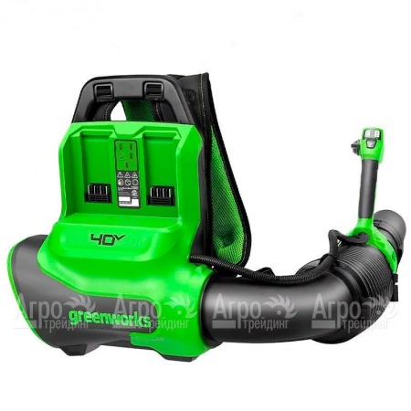 Воздуходувка аккумуляторная GreenWorks 40V 2408107 (без аккумулятора и зарядного устройства)  во Владикавказе