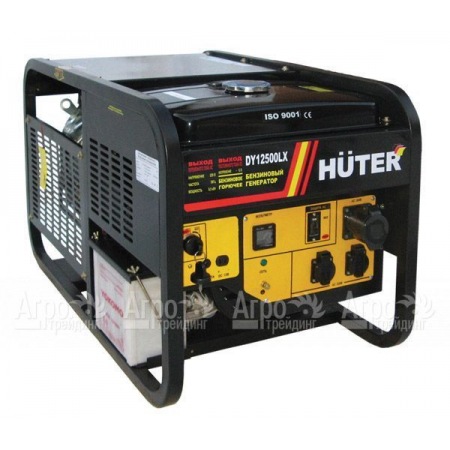 Бензиновый генератор Huter DY12500LX 8.5 кВт c колесами и аккумулятором во Владикавказе