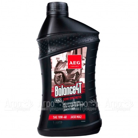 Масло AEG Balance п/с SAE 10W-40 JASO-MA2 1 л для 4-х тактных двигателей во Владикавказе