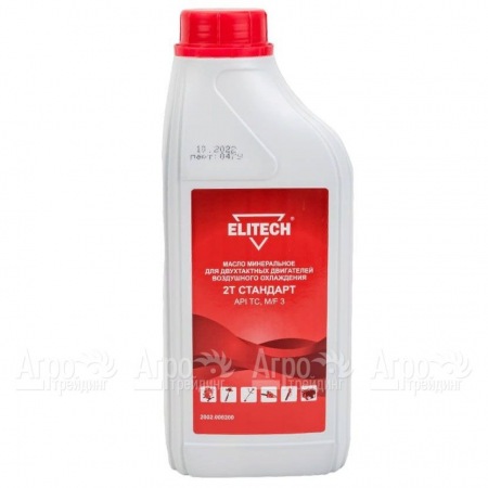 Масло минеральное Elitech 2002.000200 API TC, M/F 3 1 л для 2-х тактных двигателей во Владикавказе