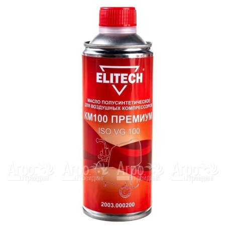 Масло полусинтетическое Elitech КМ100 2003.000200 ISO 100 0.45 л для воздушных компрессоров во Владикавказе