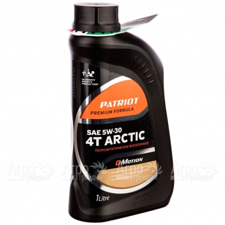 Масло полусинтетическое Patriot G-Motion SAE 5W-30 4Т Arctic 1 л для 4-х тактных двигателей  во Владикавказе