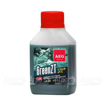 Масло синтетическое AEG Green HP 2T Motor Oil API TC 100 мл для 2-х тактных двигателей во Владикавказе