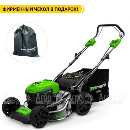Газонокосилка аккумуляторная GreenWorks GD40LM46SPK4 во Владикавказе
