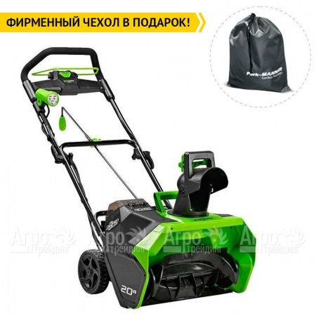 Снегоуборщик аккумуляторный GreenWorks GD40STK5 5 Ач  во Владикавказе