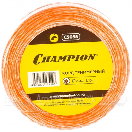 Корд триммерный Champion Square Twist Duo 2.0мм, 15м (витой квадрат)  во Владикавказе