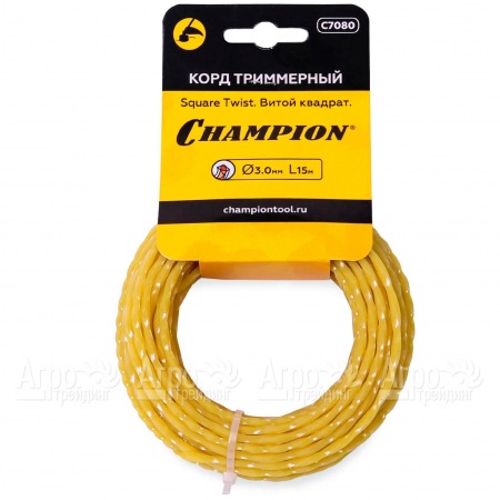 Корд триммерный Champion Square Twist 3.0мм, 15м (витой квадрат)  во Владикавказе