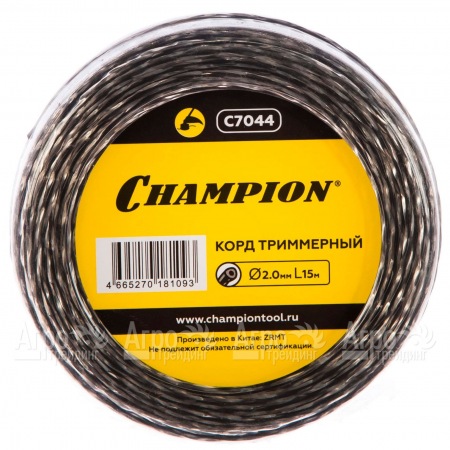 Корд триммерный Champion Tri-twist 2.0мм, 15м (витой треугольник)  во Владикавказе