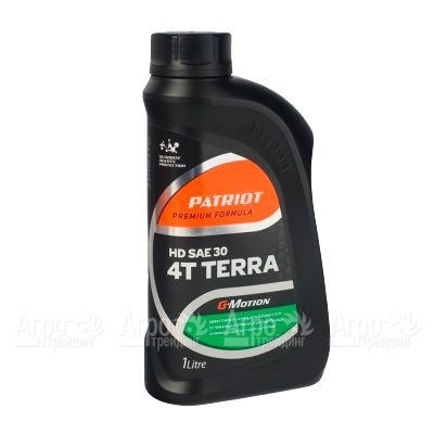 Масло минеральное Patriot G-Motion HD SAE 30 4Т Terra 1 л для 4-х тактных двигателей  во Владикавказе