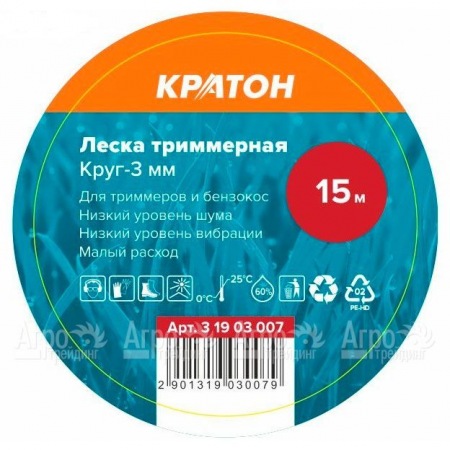 Леска триммерная Кратон Круг-3 мм во Владикавказе