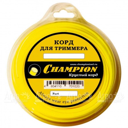 Корд триммерный Champion Round 4.0 мм х 95 м (круглый) + нож  во Владикавказе