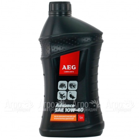 Масло п/с AEG Advance SAE 10W40 API SJCF 1 л для 4-х тактных двигателей во Владикавказе