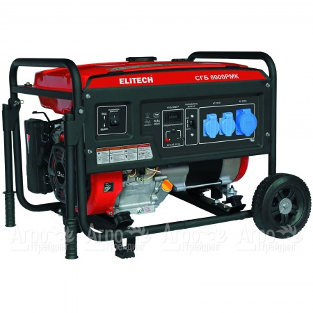 Бензогенератор Elitech СГБ 8000РМК 6 кВт  во Владикавказе