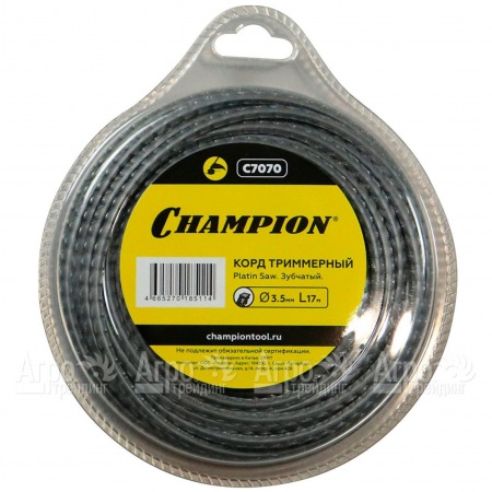 Корд триммерный Champion Platin Saw 3.5м, 17м (зубчатый)  во Владикавказе