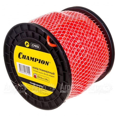 Корд триммерный Champion Twisted Square 4.0мм, 95м (витой квадрат)+нож  во Владикавказе