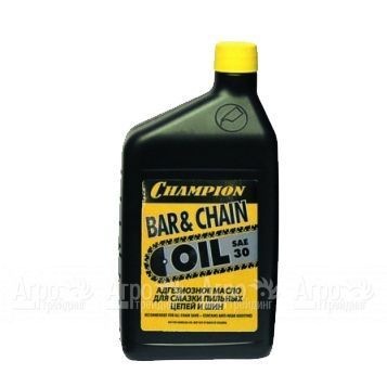 Масло адгезионное Champion SAE-30 1 л для смазки цепей и шин во Владикавказе