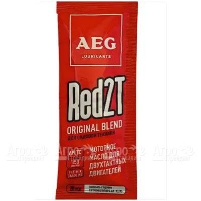 Масло минеральное AEG RED 2T Original blend API TC 20 мл для 2-х тактных двигателей во Владикавказе