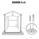 Пластиковый сарай Keter Manor 4x6 во Владикавказе